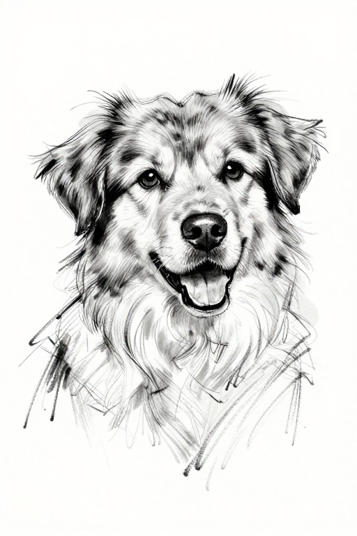 BELOVED PET - Loose Sketch