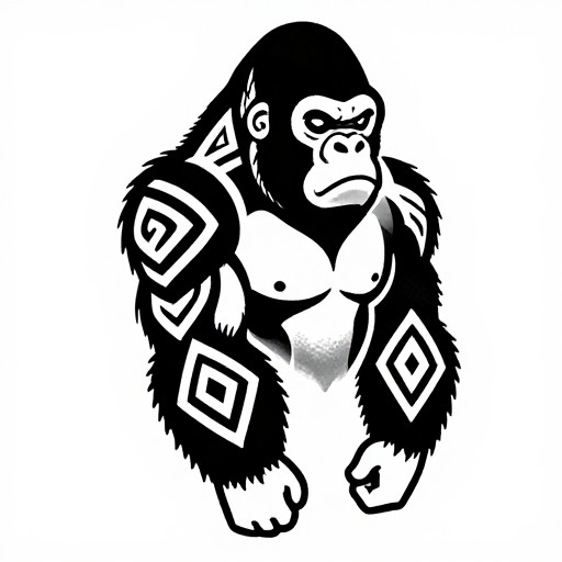 GEOMETRIC APE - Traditional