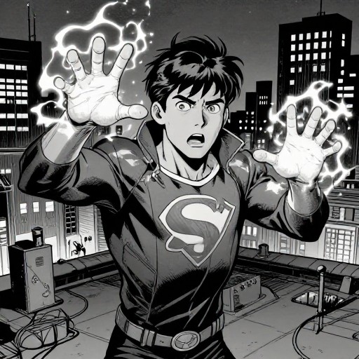 SUPERHERO RISE - Graphic Novel