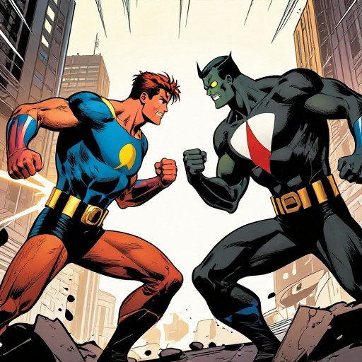 VILLAIN SHOWDOWN - Modern Comic