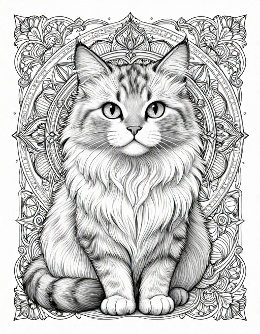 CUTE CAT - Detailed Adult