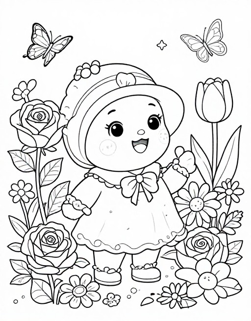 GARDEN FLOWERS - Storybook