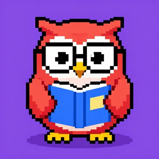 WISE OWL - Pixel Art