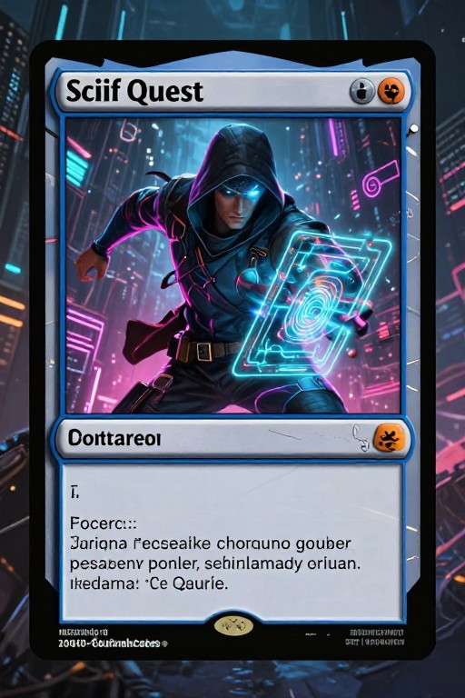 CYBER HACKER - Trading Card
