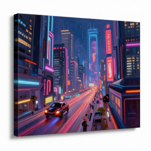 FUTURISTIC CITYSCAPE - Artistic Paint
