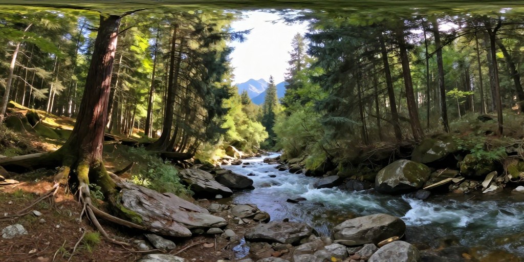 FOREST RETREAT - Stylized Art