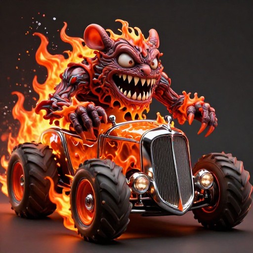 FLAME MONSTER - Monster Mayhem