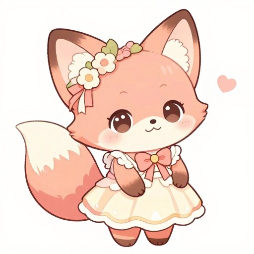 CUTE KITSUNE - Chibi Cute
