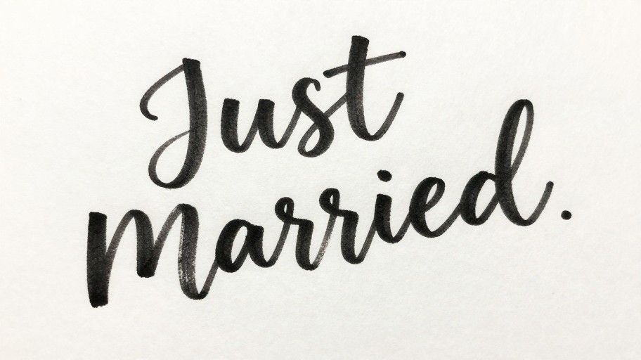WEDDING SIGN - Handwritten