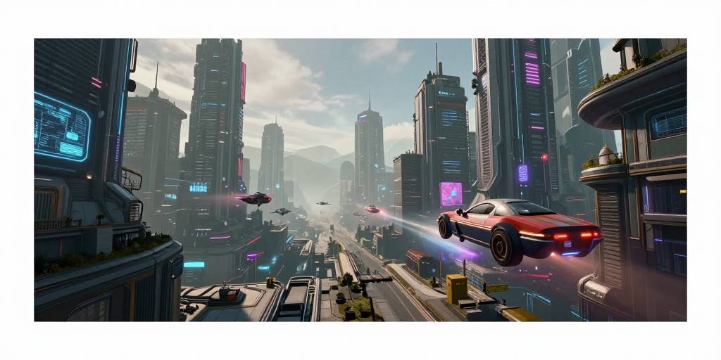 FUTURISTIC METROPOLIS - Game Skybox