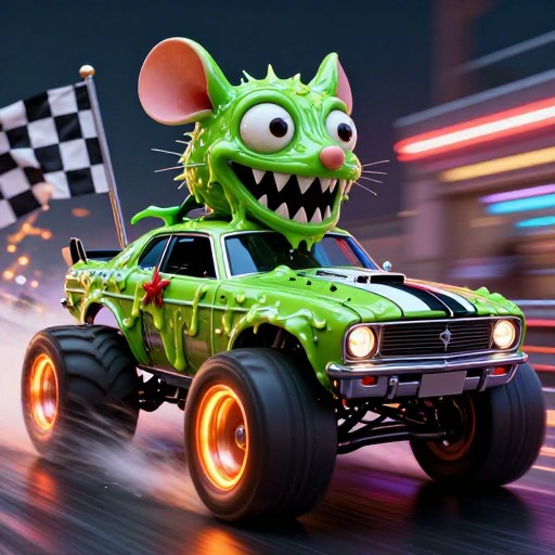 SLIME BEAST - Hot Rod Monster