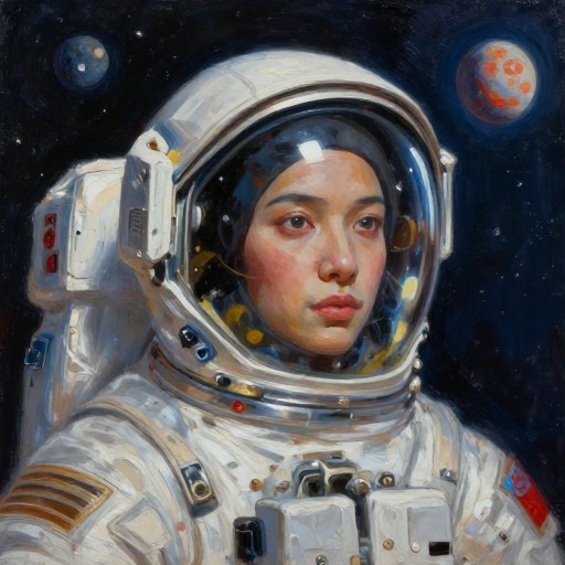 SPACE EXPLORER - Artistic Paint