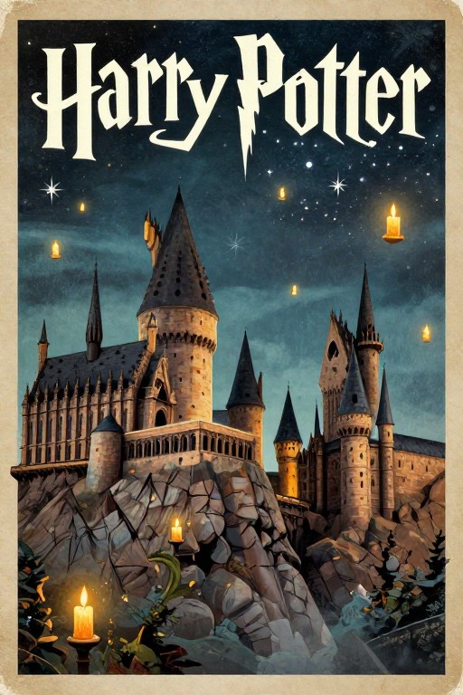 HOGWARTS CASTLE - Vintage Pulp