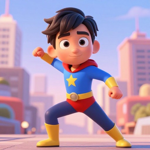 SUPERHERO MODERN - Pixar 3D