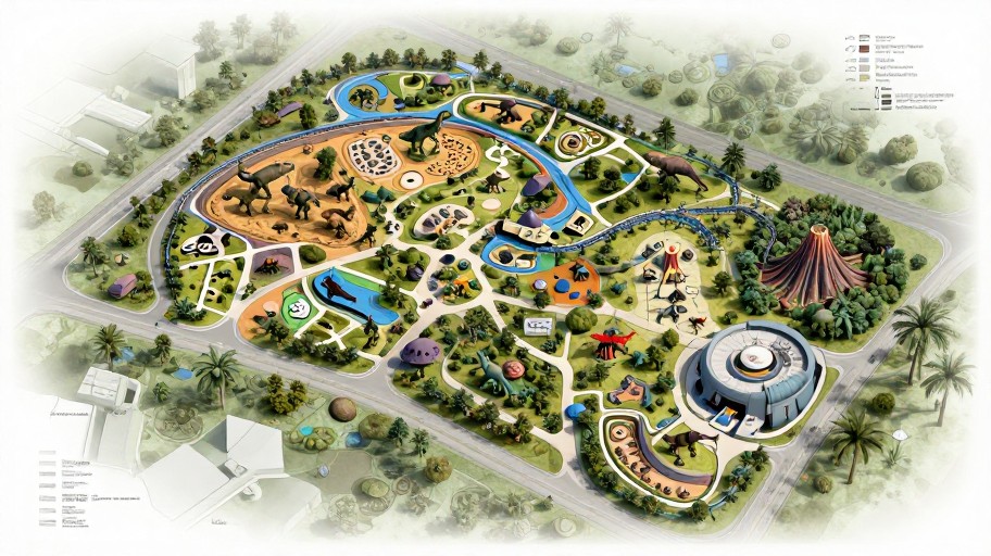 DINOSAUR PARK - Aerial Blueprint