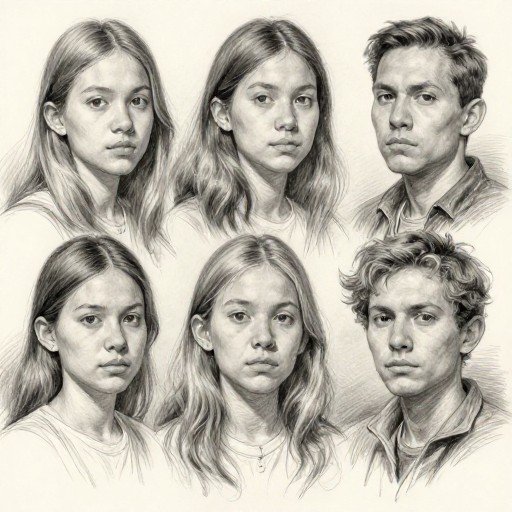 GROUP SKETCH - Classic Pencil