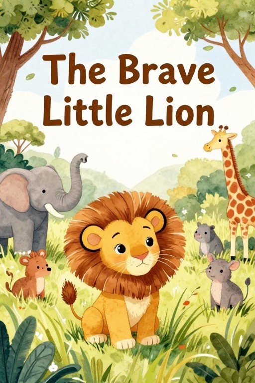 BRAVE LION - Watercolor Dream
