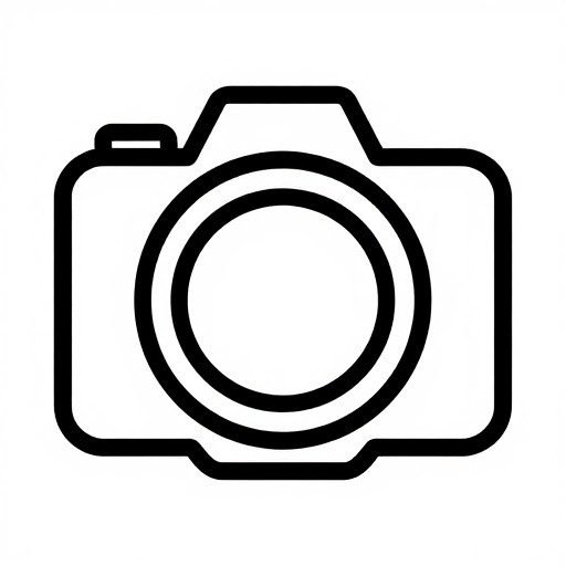 CAMERA LENS - Line Art