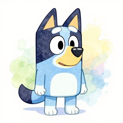 ADVENTUROUS DOG - Watercolor