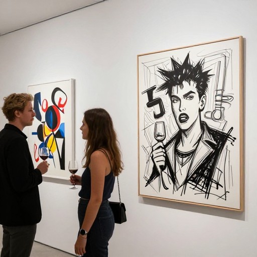 GALLERY OPENING - Bold Linework