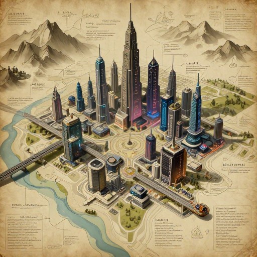 FUTURISTIC METROPOLIS - Tolkien Style