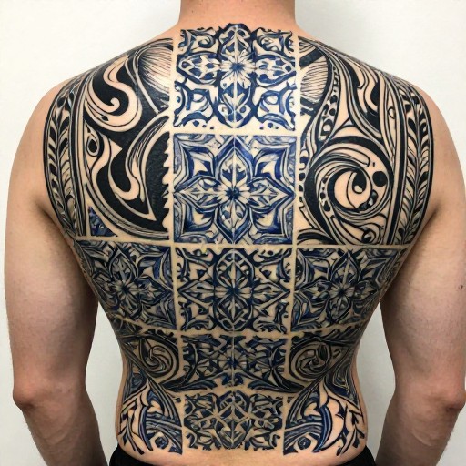 TRIBAL BACK - Azulejo Tile