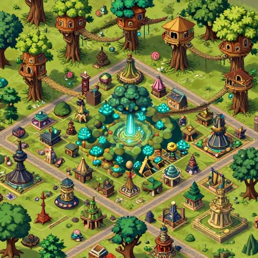 ENCHANTED FOREST - Isometric