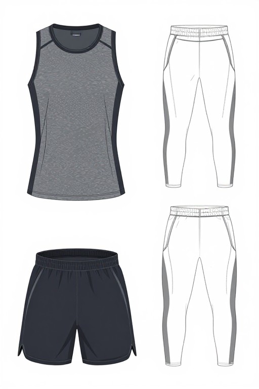ACTIVEWEAR - Technical Flat
