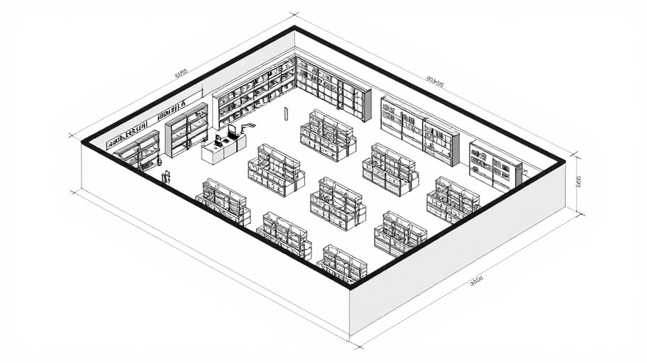 RETAIL STORE - 3D Isometric