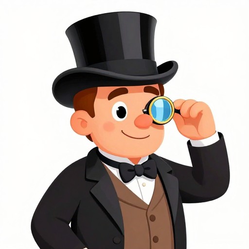 VICTORIAN GENTLEMAN - Cartoon