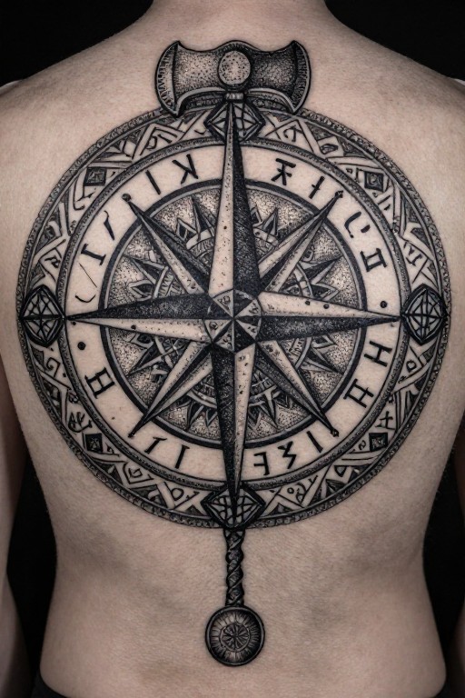 VIKING SYMBOLS - Dotwork Ornamental