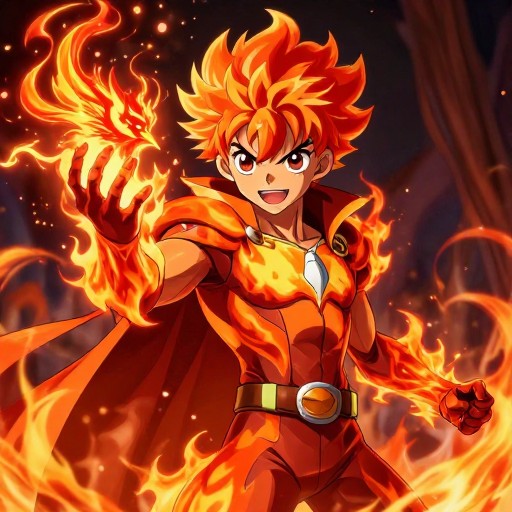 FLAME FURY - Anime Hero