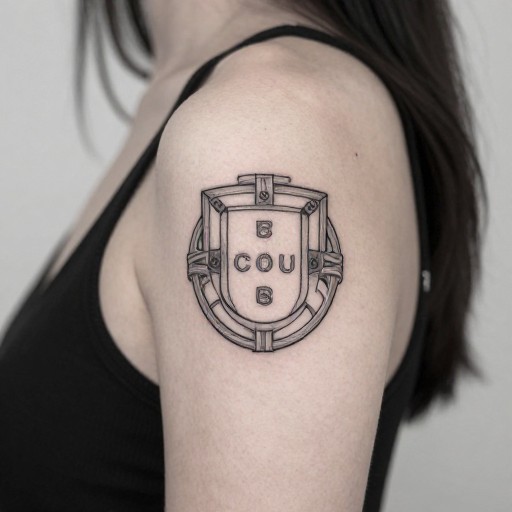 PORTUGAL CREST - Modern Linework