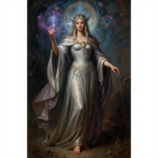 LYRA SORCERER - Oil Painted