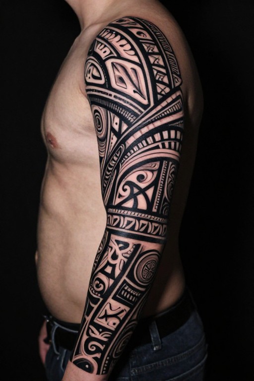 TRIBAL LEGACY - Black & Grey Realism