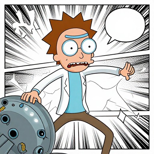 MORTY VARIANT - Comic Panel