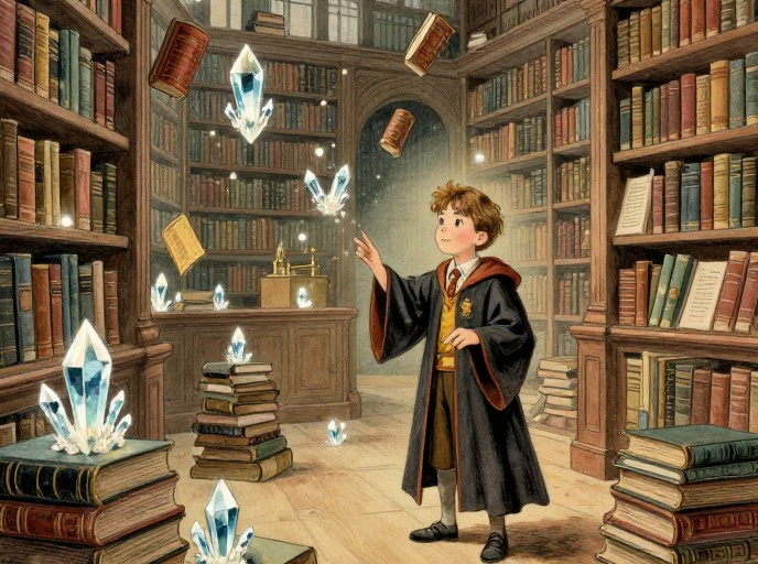 WIZARD ACADEMY - Vintage Storybook