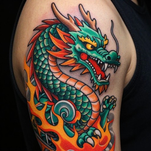 DRAGON ARM - Neo-Traditional