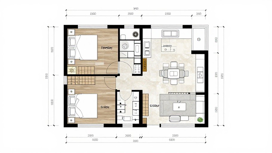 SMALL APARTMENT - Detailed CAD