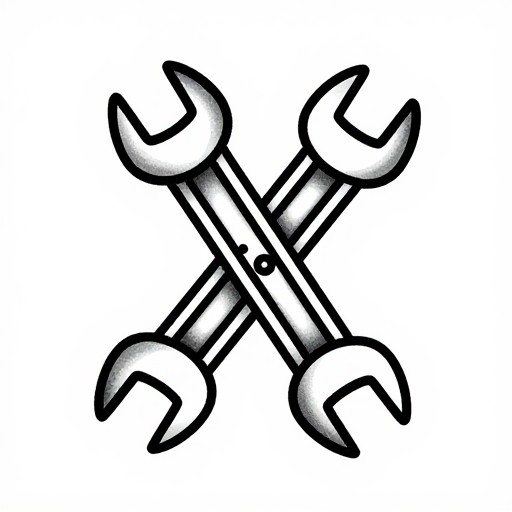 CROSSED TOOLS - Geometric