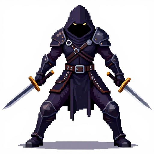 STEALTHY ROGUE - Pixel Art