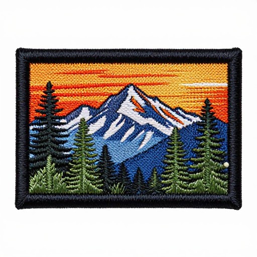 MOUNTAIN PEAK - Woven Label