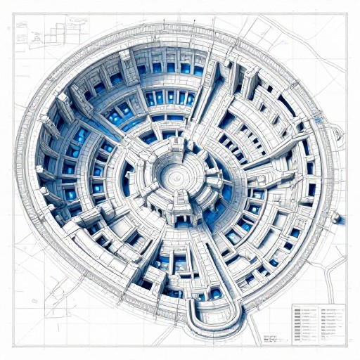 UNDERGROUND CITY - Architect Blueprint