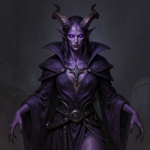 TIEFLING WARLOCK - Epic Fantasy