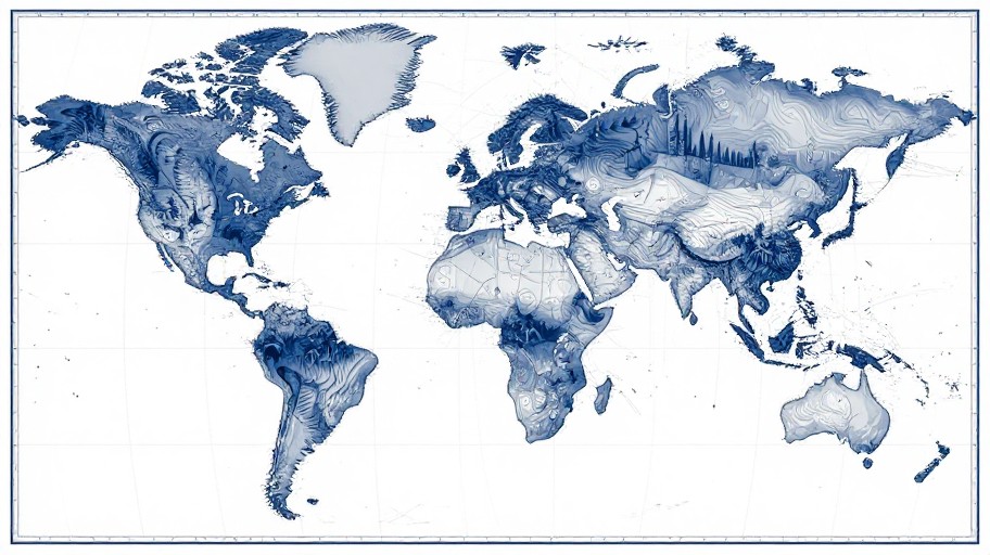 FANTASY WORLD - Nautical Chart