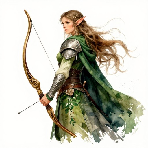 ELVEN RANGER - Watercolor
