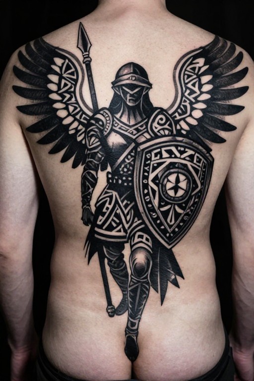 VALKYRIE WINGS - Blackwork