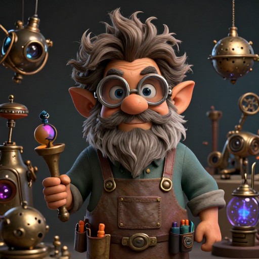 GNOME ARTIFICER - Realistic Portrait