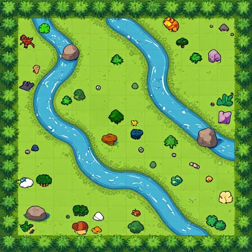 NATURE LANDSCAPE - Top-Down