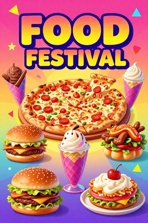 FOOD FESTIVAL - Retro 80s